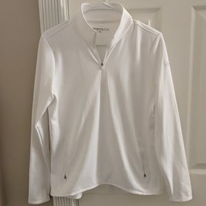 Women's Nike Golf Medium Half-Zip Pullover White